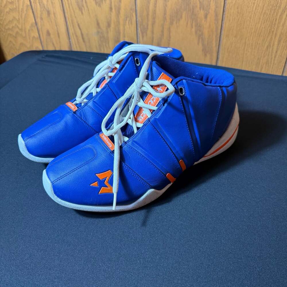 Starbury One Stephon Marbury NY Knicks Blue Orange Basketball Shoes Size 11.5